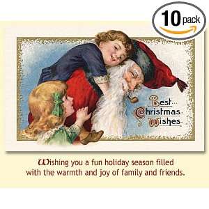 Old World Christmas Jolly Old Elf Christmas Cards Pack of 