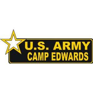  United States Army Camp Edwards Bumper Sticker Decal 6 