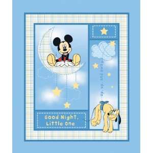  Mickey Good Night Nursery 43/44 Wide 100% Cttn 15yd D/R 