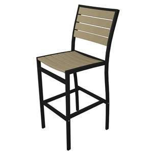  Poly Wood A102FABSA Euro Side Chair Outdoor Bar Stool 