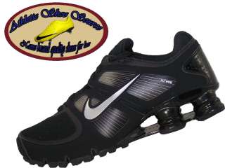 Mens Nike Shox Turbo+ 11 Running Shoe New Black Metallic Silver 407266 