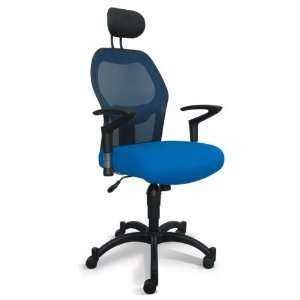 Sealy Cloud High Back Elastomeric Mesh Back Chair with Headrest (2606 