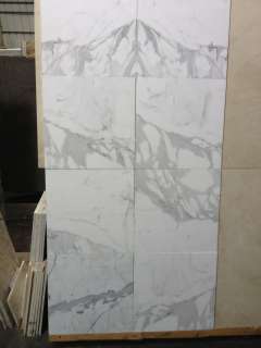 Calacatta Marble Tiles 18x18x1/2 $12.95/sqf    