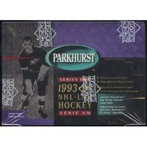  1993/94 Parkhurst Series 1 Hockey Jumbo Box Sports 
