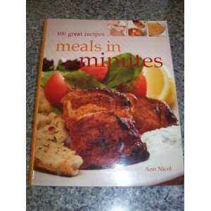  100 Great Recipes Meals in Minutes Spira (9781845091835 