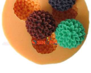   ball shape Silicone chocolate Soap Molds plunger cutter Mould  