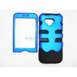 Cuffu   Blue Chrome Black Soft Skin 2in1   Google Phone HTC G1 Smart 