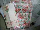 vintage christmas tablecloths santa vinyl paper expedited shipping 