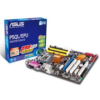 Asus P5QL/EPU Motherboard Socket 775 Core 2 Quad Core 2 DDR2  