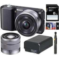   Black Digital Camera with 16mm F2.8 lens and 8GB Kit  