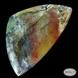 African Green Opal Pendant bead Y106564  