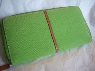 Stunning Kenneth Cole Ziparound lime green Wallet  