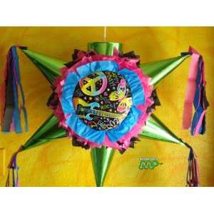  Pinata Rock Band Piñata Hand Crafted 26x26x12[Holds 2 