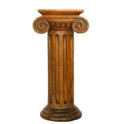 Hand carved Tall Pedestal Table  