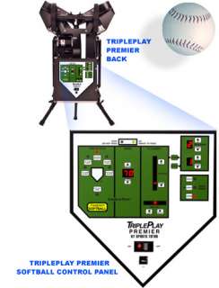 Sports Tutor TRIPLE PLAY PREMIER Softball Pitching Machine  