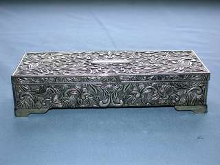   for a Beautiful Vintage Godinger Silver Jewelry Box w/Gray Interior