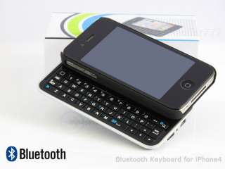 New Wireless Bluetooth Keyboard Case for Apple iPhone 4 iPhone4  