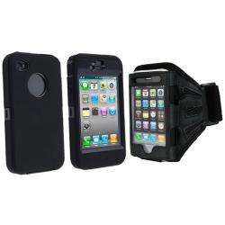 Otterbox Apple iPhone 4 Defender Case/ Black Deluxe ArmBand 