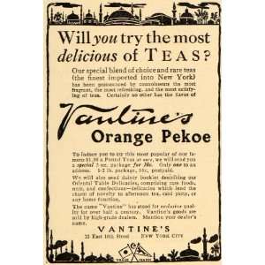   Orange Pekoe Teas Drink Beverages   Original Print Ad
