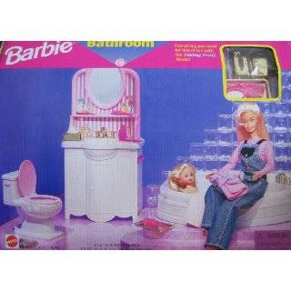 Barbie Bedroom Playset   Folding Pretty House (1997 Arcotoys, Mattel)