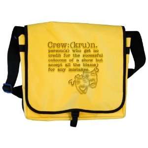  defintion crew 2b Humor Messenger Bag by  