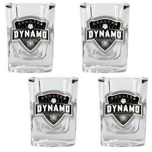  Houston Dynamo 4pc Square Shot Glass Set