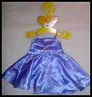 BUILD A BEAR CLOTHES Cinderella Light Blue Dress With Slippers  