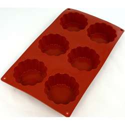 Paderno Fluted 3 inch Nonstick Cake Mold  