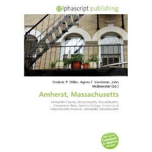  Amherst, Massachusetts (9786132835789) Books