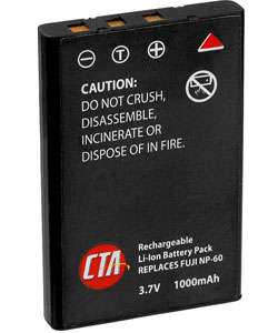 CTA Replacement Battery for Fuji NP 60  