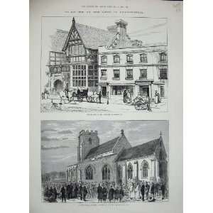   1884 Henry Fawcett Salisbury Church Cambridge Funeral