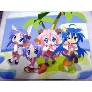  Lucky Star Girls as Mascots Mouse Pad Toys & Games