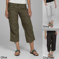 Calvin Klein Performance Womens Cinched Crop Cargo Pants   
