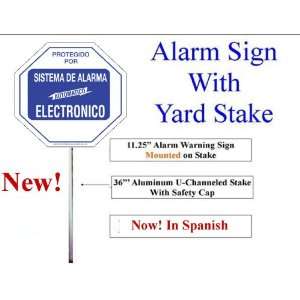  Security Sign #102S Spanish 1 Commercial Grade Burglar ALARM System 