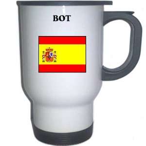 Spain (Espana)   BOT White Stainless Steel Mug 