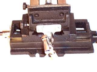 cross sliding drill press vise durable cast iron construction 