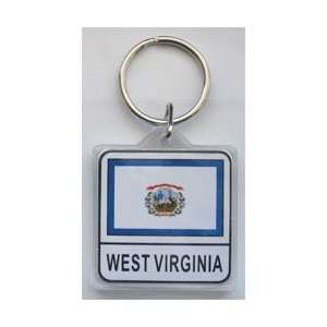  West Virginia   Lucite Keyring Automotive