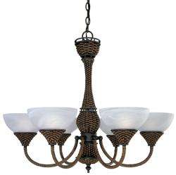 West Indies Bronze Chandelier  