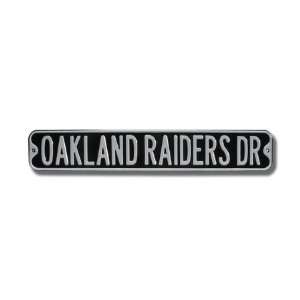  Oakland Raiders Dr Black Street Sign