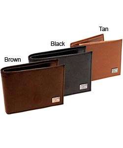 BT Napoli of Italy Mens Leather Bi Fold Wallet  