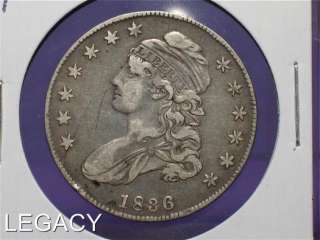 1836 SILVER CAPPED BUST HALF DOLLAR (NP+  