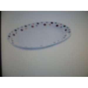  The Pampered Chef Dots Oval Platter 
