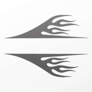 Decal Sticker Flames For Cars & Helmets KR523  
