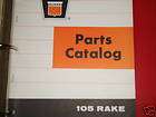 Oliver 107 Hay Rake Parts Manual Book Catalog