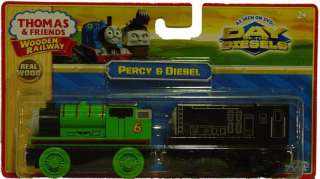 DIESEL AND PERCY   Thomas The Wooden Train Engine T NIB  