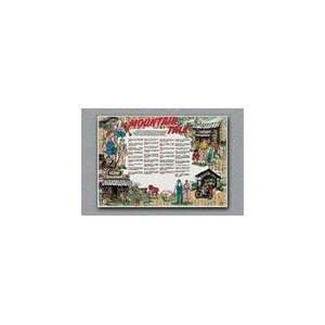  Mountain Talk Placemats recycled   10 x 14 inches Kitchen 