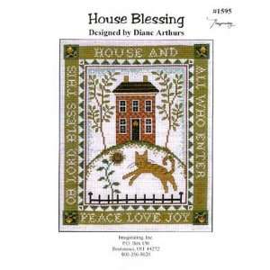   House Blessing (#1595)   Cross Stitch Pattern Arts, Crafts & Sewing