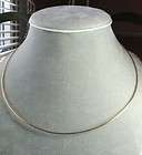 14kt gold filled18ga Round neckwire, choker, slide, wire necklace