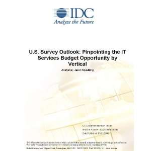  U.S. Survey Outlook Pinpointing the IT Services Budget 