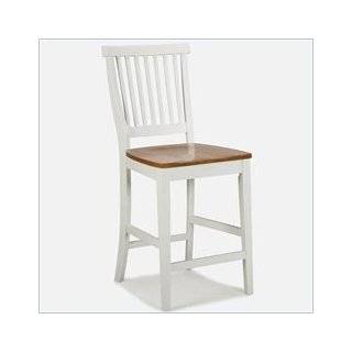  TMS 24 Virginia Crossback Counter Stool in White (Set of 